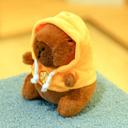 Capybara Plush Hoodie Toy