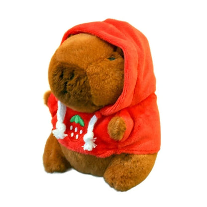 Capybara Plush Hoodie Toy