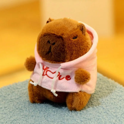 Capybara Plush Hoodie Toy