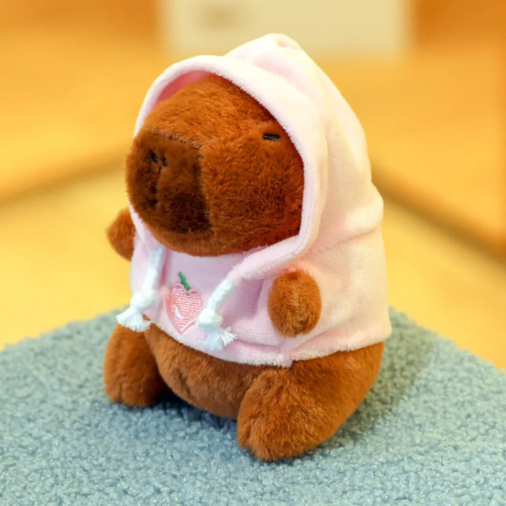 Capybara Plush Hoodie Toy