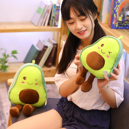 Kawaii Avocado Plush Pillow