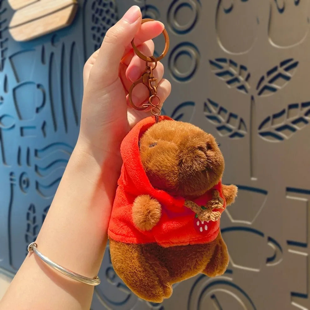 Capybara Plush Hoodie Toy