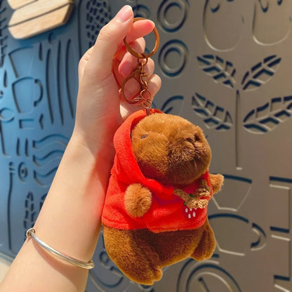 Capybara Plush Hoodie Toy
