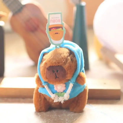 Capybara Plush Hoodie Toy
