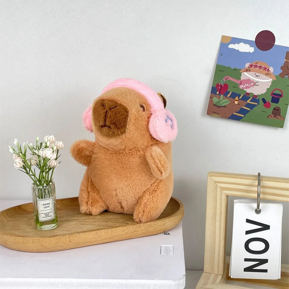 Capybara Plush Hoodie Toy