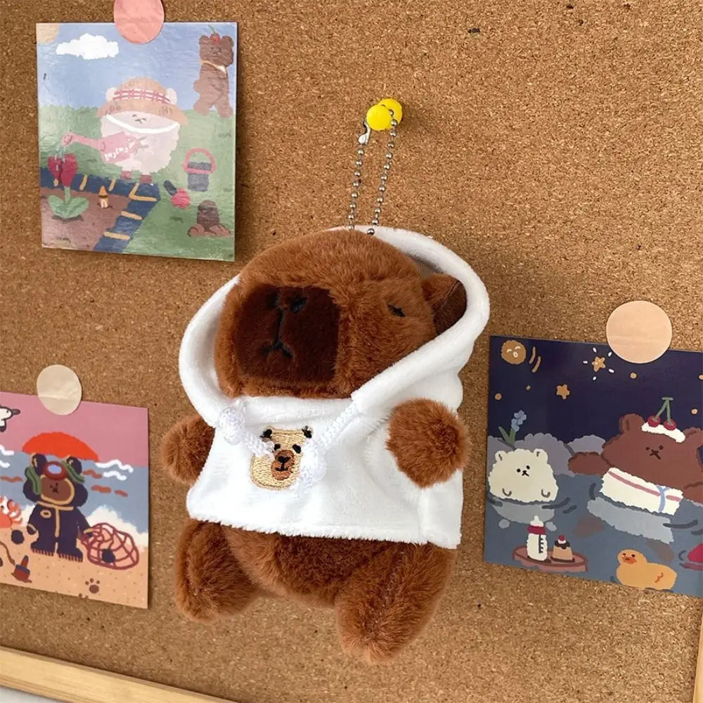 Capybara Plush Hoodie Toy
