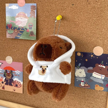 Capybara Plush Hoodie Toy