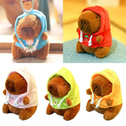 Capybara Plush Hoodie Toy