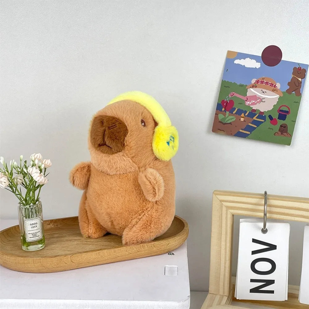 Capybara Plush Hoodie Toy
