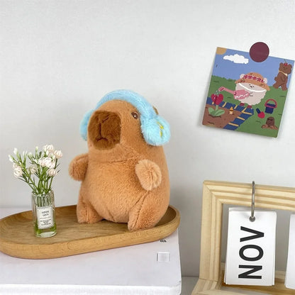 Capybara Plush Hoodie Toy