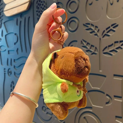 Capybara Plush Hoodie Toy