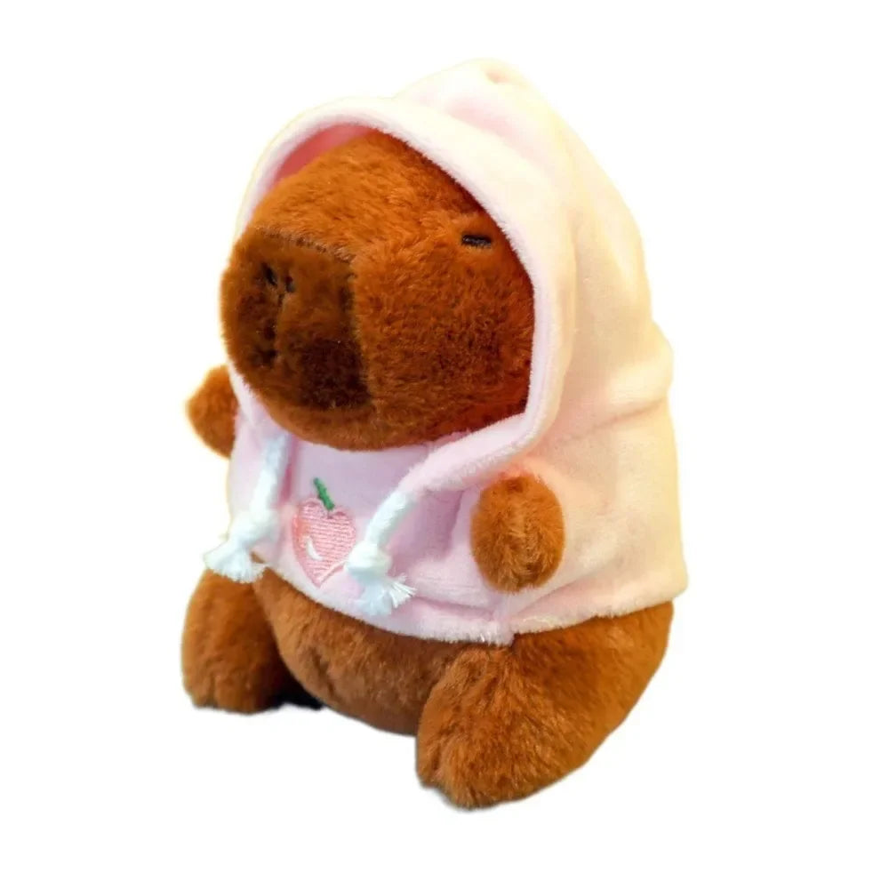 Capybara Plush Hoodie Toy