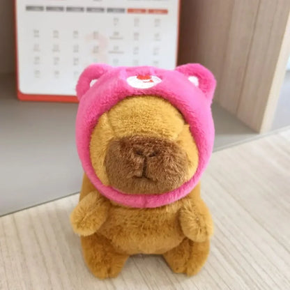 Capybara Plush Hoodie Toy